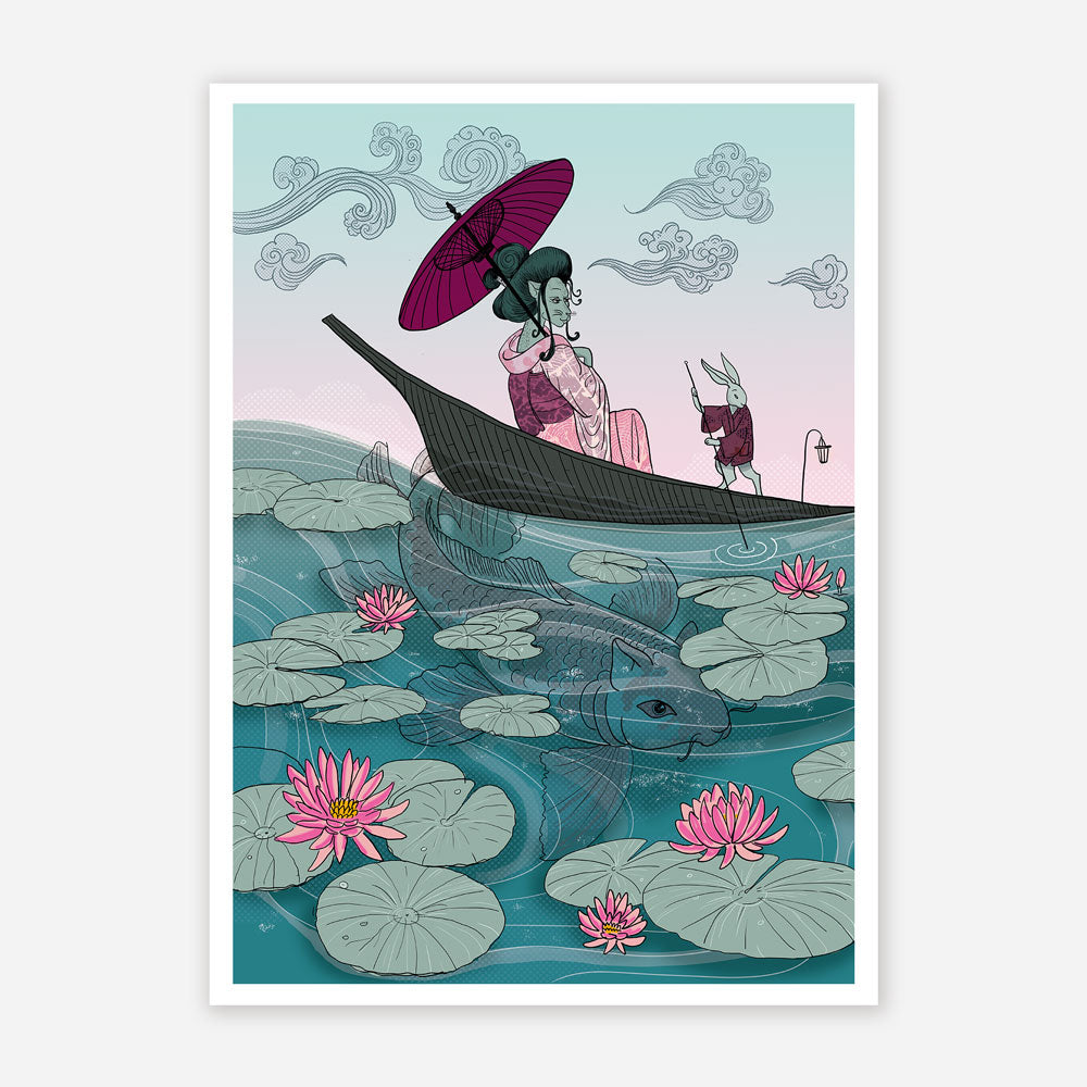 Fine Art Print, At the Lake