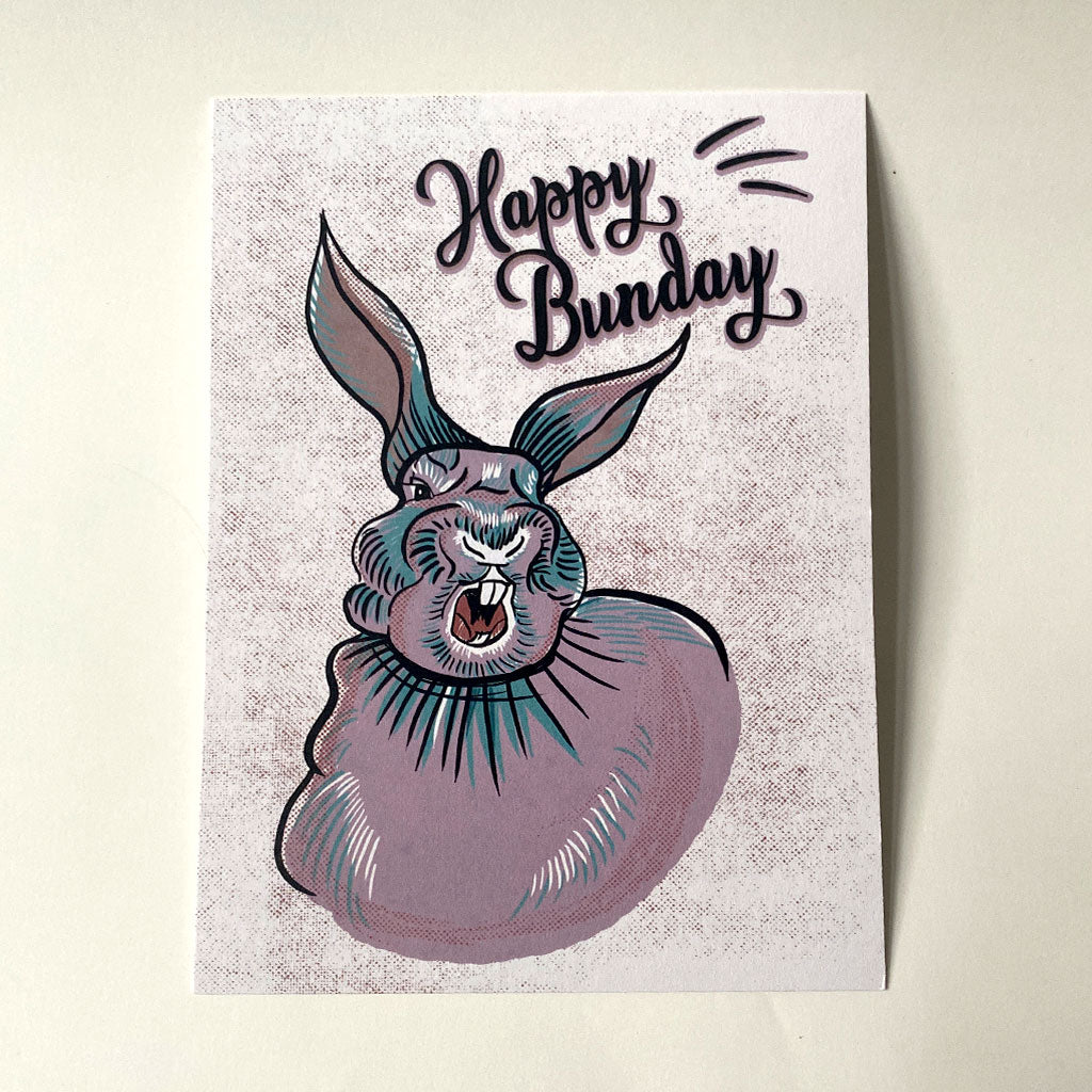 Postkarte, Happy Bunday!